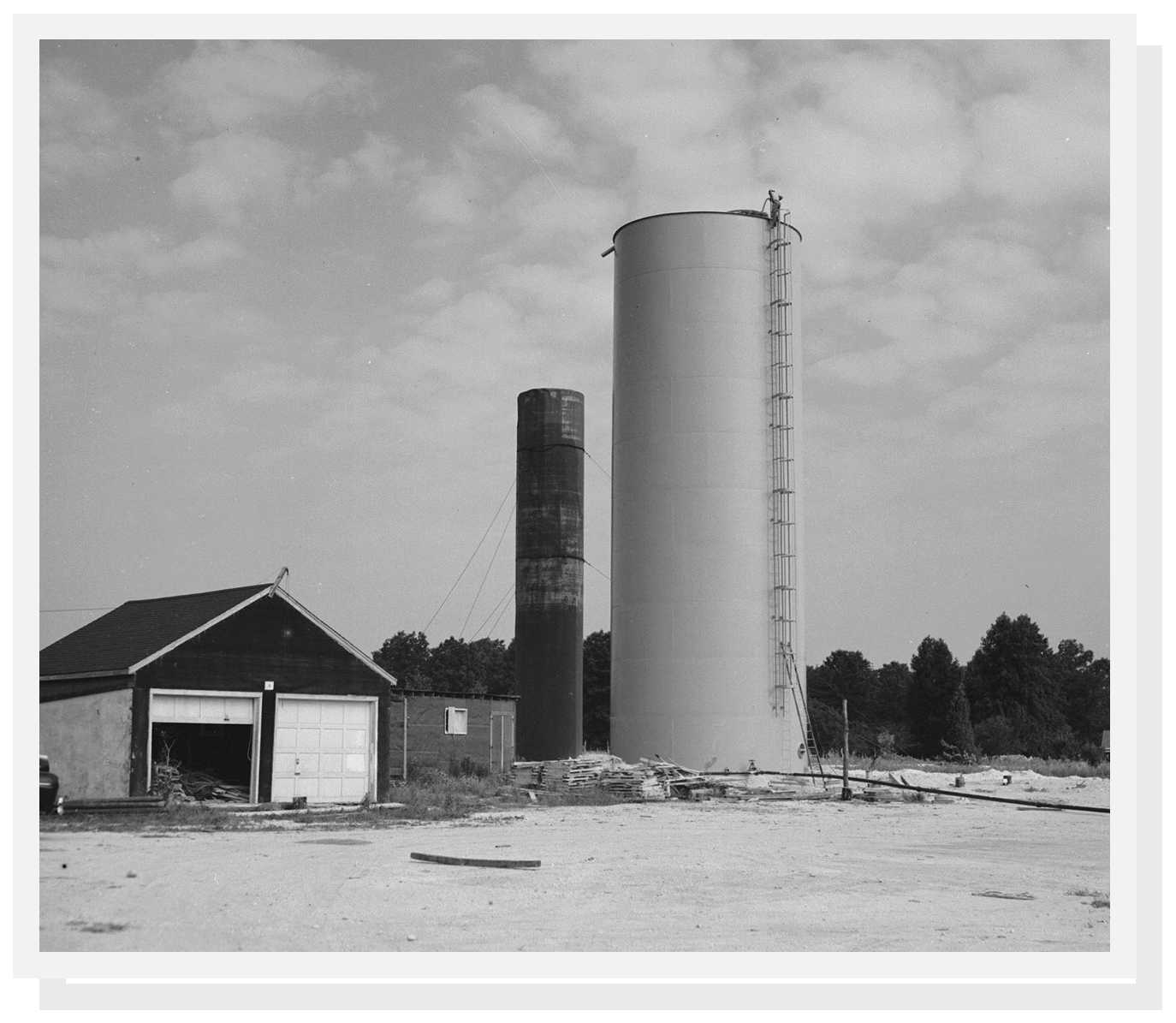 The Water Towers that supplied the Annandale Water Company.